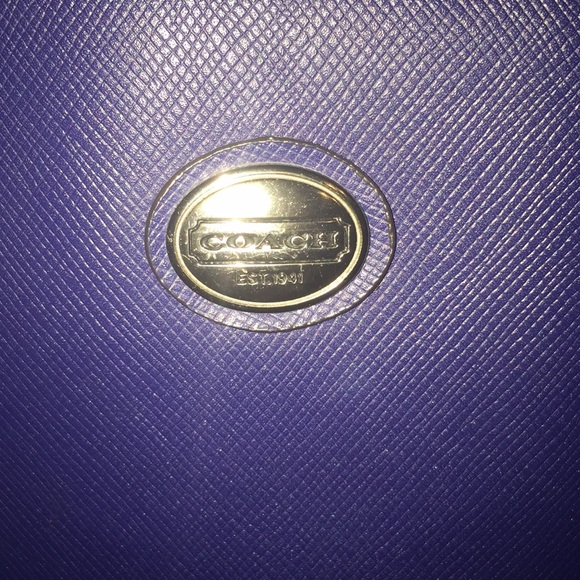 COPY - Coach Tote- royal blue 12x16 - Picture 6 of 8